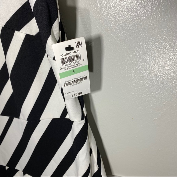 Alfani Pleated Asymmetrical Ham Dress - Picture 3 of 5